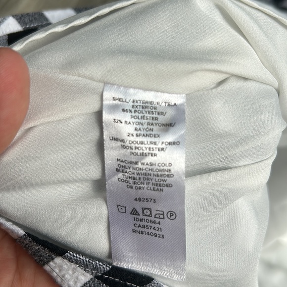 NWT Ann Taylor Factory gingham midi dress - Picture 6 of 9